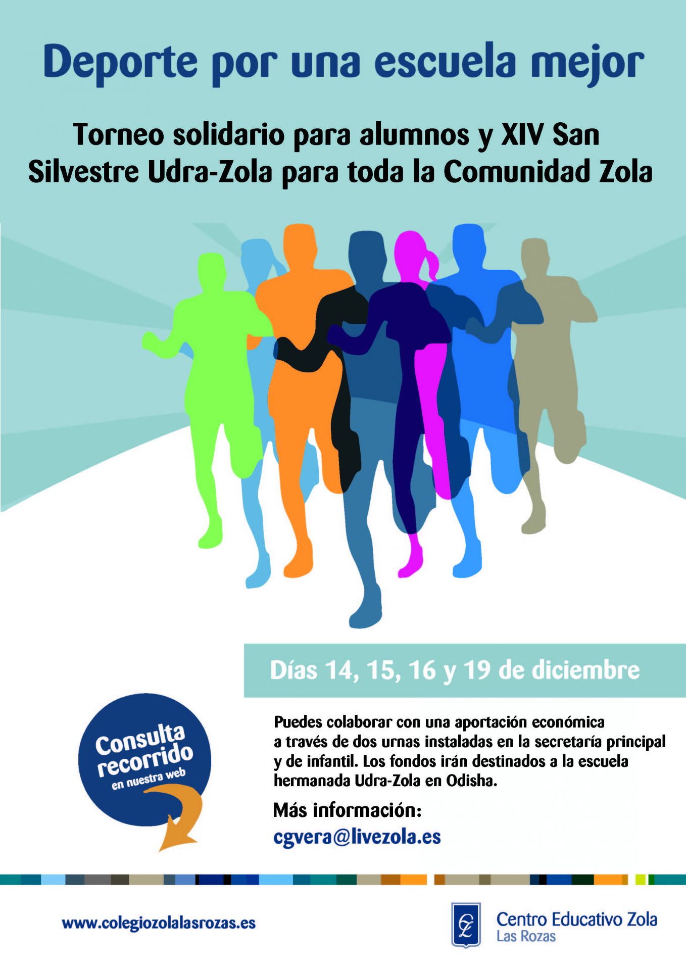 Torneo solidario y XIV San Silvestre Udra-Zola: Deporte por una escuela mejor