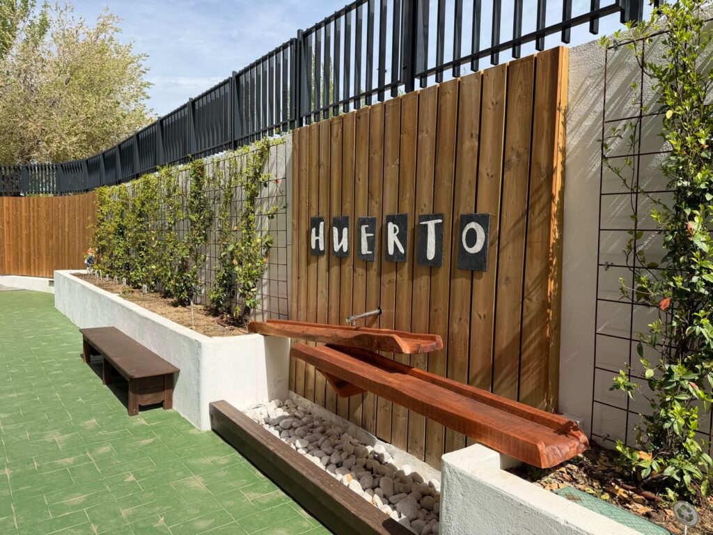 Huerto curso 2025/2026 del colegio zola Las Rozas
