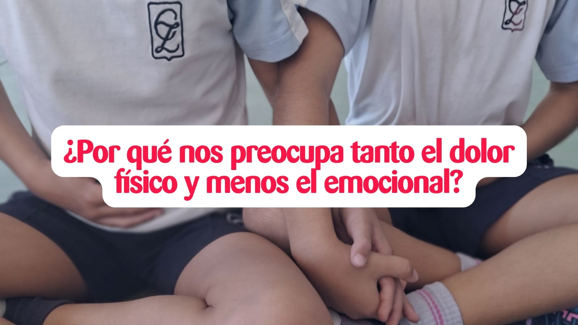 ¿Por qué nos preocupa tanto el dolor físico y menos el emocional?